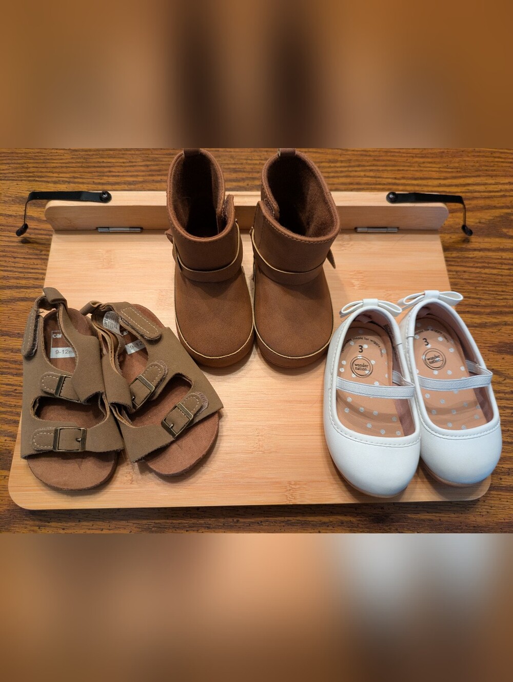 Baby Girls Sz 3 Shoe Bundle Boots Sandals Dress Shoes